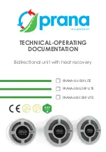 Предварительный просмотр 1 страницы prana 150 ERP LITE Technical-Operating Documentation