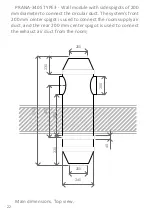 Preview for 22 page of prana 340S Detailed Planning Dimensions