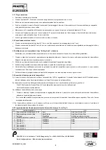 Preview for 4 page of PRASTEL CNCR EURO/SER Manual