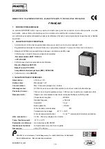 Preview for 16 page of PRASTEL CNCR EURO/SER Manual