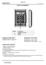 PRASTEL EASY-PAD Instruction Manual предпросмотр