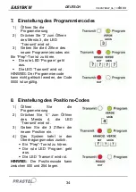 Предварительный просмотр 34 страницы PRASTEL EASYBKW Manual