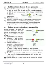 Предварительный просмотр 40 страницы PRASTEL EASYBKW Manual