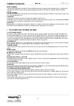 Preview for 31 page of PRASTEL FMID082 Installation Instructions Manual