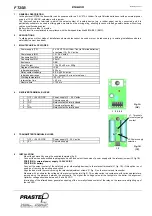 Предварительный просмотр 1 страницы PRASTEL FT25B Quick Start Manual