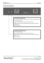 Предварительный просмотр 11 страницы PRASTEL MT15000/2 Technical Instructions