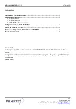 Preview for 16 page of PRASTEL MT15000/EXT-IO Technical Instructions