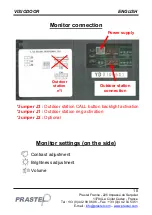 Preview for 10 page of PRASTEL VISIODOOR Installation Manual