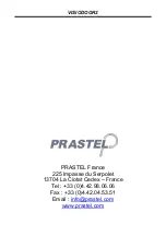 Preview for 20 page of PRASTEL VISIODOOR2 Installation Manual