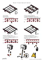 Preview for 24 page of pratic Pergola STIl Original Instructions Manual