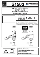 Предварительный просмотр 1 страницы Pratissoli S1503 Operating Instructions Manual