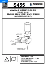 Pratissoli S455 Operating Instructions Manual предпросмотр