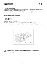 Preview for 4 page of Pratissoli SK Series Repair Manual