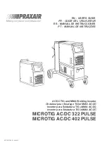 Praxair MICROTIG AC/DC 322 PULSE User Manual preview