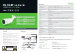 Preview for 2 page of PRAXIS PB-7143IP 2.8-12 A/SD Quick Start Manual