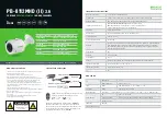 PRAXIS PB-8112MHD 3.6 User Manual preview