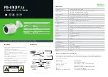 Предварительный просмотр 2 страницы PRAXIS PB-8142IP Quick Start Manual