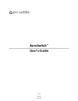 PRC-Saltillo AeroSwitch User Manual предпросмотр