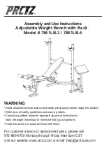 PRCTZ 7861LB-2 Assembly And Use Instructions preview