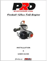 PRD Fireball 125cc-TaG Installation & User Manual предпросмотр