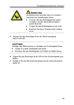 Предварительный просмотр 49 страницы Prebena 1A-AZ16BNH Instructions For Use Manual