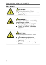 Предварительный просмотр 104 страницы Prebena 1A-AZ16BNH Instructions For Use Manual