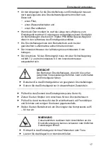 Предварительный просмотр 17 страницы Prebena 3X-CNW50 Operator'S Manual