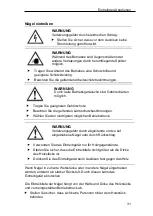 Предварительный просмотр 31 страницы Prebena 3X-CNW50 Operator'S Manual