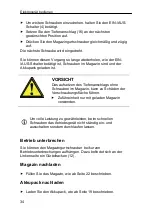 Preview for 34 page of Prebena 9A-MGS-55 Operating Manual