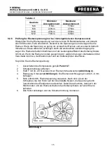 Preview for 15 page of Prebena MOUNTAINE 950 Manual