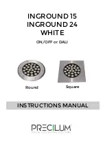 Предварительный просмотр 1 страницы PRECILUM INGROUND 15 Instruction Manual