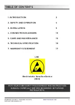 Предварительный просмотр 2 страницы PRECILUM INGROUND 15 Instruction Manual