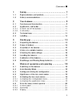 Preview for 5 page of Precisa 165 BJ Series Operating Instructions Manual