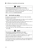 Preview for 26 page of Precisa 165 BJ Series Operating Instructions Manual