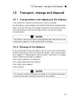 Preview for 59 page of Precisa 165 BJ Series Operating Instructions Manual