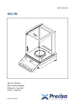 Precisa 520 PT Quick Start Manual preview