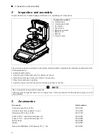 Предварительный просмотр 6 страницы Precisa EM 120-HR Operating Instructions Manual