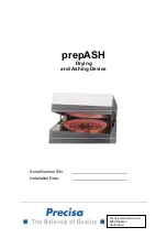 Precisa prepASH Manual preview