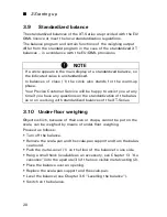 Preview for 22 page of Precisa Series XT Operating Instructions Manual