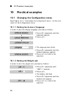 Preview for 68 page of Precisa Series XT Operating Instructions Manual