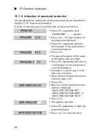 Preview for 70 page of Precisa Series XT Operating Instructions Manual