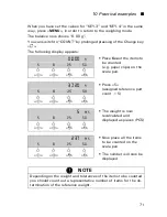 Preview for 73 page of Precisa Series XT Operating Instructions Manual