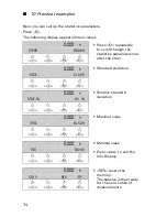 Preview for 76 page of Precisa Series XT Operating Instructions Manual