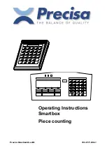 Preview for 1 page of Precisa Smartbox Piece counting Operating Instructions Manual