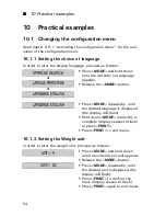 Предварительный просмотр 56 страницы Precisa XB series Operating Instructions Manual