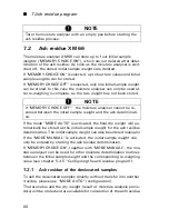 Предварительный просмотр 62 страницы Precisa XM 60 Operating Instructions Manual