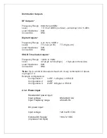 Preview for 8 page of Precise Time and Frequency ptf 1226 Operation And Maintenance Manual