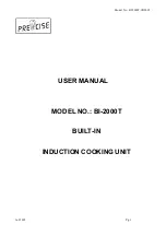 Preview for 1 page of PreCise BI-2000T User Manual