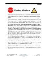 Preview for 2 page of PreCise WCM-02 Installation And Operation Manual