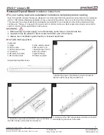 PreciseLED STUD 3" Linear LED Installation Instructions preview